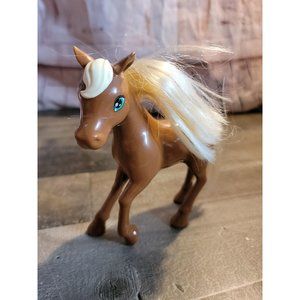 Brown green eye Horse pony doll toy
